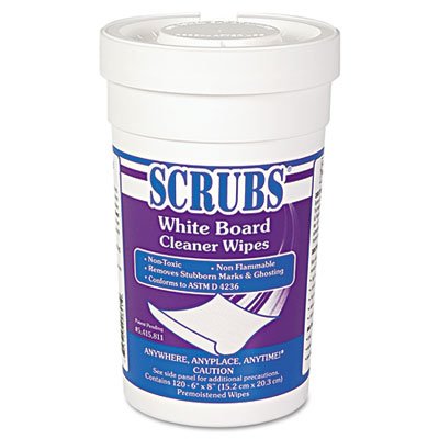 Cheap Dymon DYM90891 Scrubs White Board Cleaner Wipes (120/Canister)