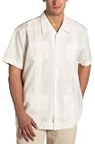  : Cubavera Men's Short Sleeve Linen Rayon Woven Shirt