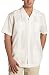 Apparel : Cubavera Men's Short Sleeve Linen Rayon Woven Shirt