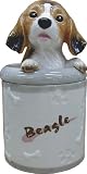 Beagle Collectible Dog Puppy Cookie Jar Container Statue Figurine Art