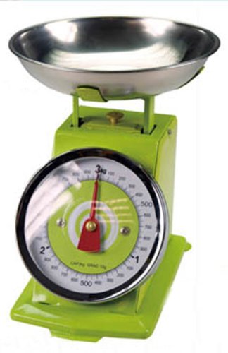 Bilancia da cucina dietetica pesa alimenti analogica max 3kg in metallo colorato con piatto inox; confezione regalo; colori assortiti (verificare disponibilità) Bilancia da cucina dietetica pesa alimenti analogica max 3kg in metallo colorato con piatto inox; confezione regalo; colori assortiti (verificare disponibilità)