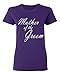 P&B Mother of The Groom Women's T-Shirt, L, Purple