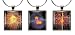 FIREWORKS ~ Scrabble Tile Wine Glass Charms ~ Set #4 ~ PAIR & A SPARE ~ Set of 3 ~ Stemware Charms/Markers/Pendants
