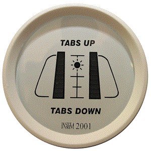 Boat Leveler Tab Locator - White