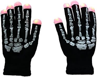Ceto LED Skeleton Cycling Gloves Halloween Glove