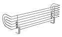 Robustes Herdschutzgitter Herdsicherung Chrom