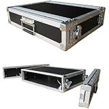 2 Space 2u 12" Deep Medium Duty 1/4" ATA Effects Rack Case - CLOSEOUT!