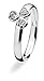 SPINNING Jewelry Damenring 925 Sterling Silber MAX *TREFOIL* Zirkonia