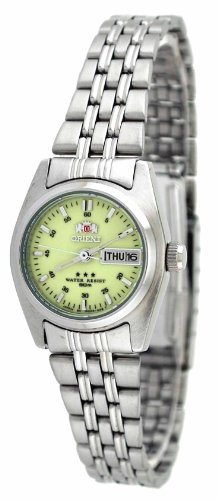Orient #BNQ1W003R Women's Tri Star Luminous Dial Automatic Watch
