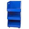 RiverRidge Kids 3pc Stack Storage Set w/Wheels- Blue