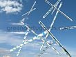 Paper Straws Pack of 144 Aqua Bubbles