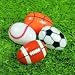 Sports Ball Plastic Easter Eggs - Set of 8