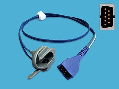 Nellcor Ds100a Oximeter Neonate Baby Spo2 Sensor Oximax 9 Pin Oximax