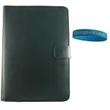 Black Leather Carrying Case for Amazon Kindle 2 Amazon Kindle 6 inch, Black