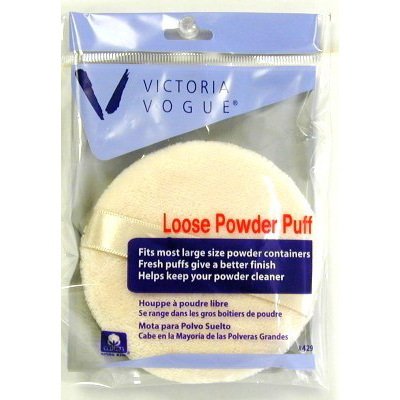 Victoria Vogue Round Puff Loose Powder