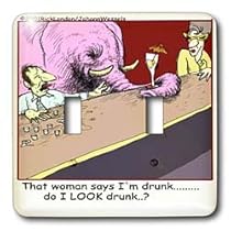 Londons Times Funny Relationships Cartoons - Too Drunk - Light Switch Covers - double toggle switch