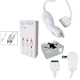 Apple iPod Charger 3 in 1 Bundled Kit - Home Travel Wall Charger - 12V Car Charger - AV Audio Video Cable