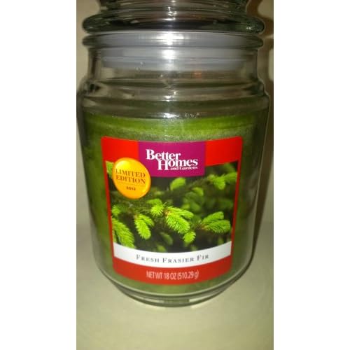 Better Homes and Gardens Fresh Frasier Fir 18 Oz Candle Limited Edition 2012