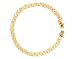 14k Yellow Gold 5mm Double-Link Charm Bracelet, 7.5