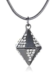 Steve Madden Pave Geometric Long Pendant Necklace, 35"