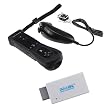 Wii to HDMI 480i/P 720P 1080P HD by Pass Converter(white) + Built-in Motion Plus Remote(black) + Nunchuck Controller For Wii (black) Wii to HDMI 480i/P 720P 1080P HD by Pass Converter(white) + Built-in Motion Plus Remote(black) + Nunchuck Controller For Wii (black)