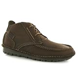 Caterpillar Broder Brown Leather Mens Boots Size 10 UK