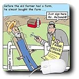 Londons Times Famous People Places Books Cartoons - Old McDonald and the Farm - Mouse Pads