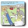 Rich Diesslins Famous People Places Books Cartoons - Old McDonald and the Farm - Mouse Pads