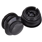 KanSmart 2x Black Custom Gas Fuel Tank Flush Mount Cap For 82+Harley Davidson