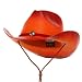 Two Tone Toyo Cowboy Hat - Red Orange