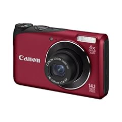 Canon PowerShot A2200 Digitalkamera (14,1 Megapixel, 4-fach opt, Zoom, 6,9 cm (2,7 Zoll) Display) rot