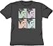 Audrey Hepburn BREAKFAST IN A BOX Unisex Adult Size Charcoal Gray T-shirt Tee