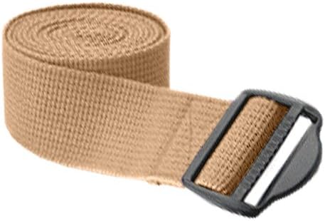 Milliard Yoga Strap with Cinch Buckle, Tan 8' x 1.5"