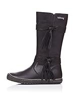 BILLOWY Botas Cremallera (Negro)