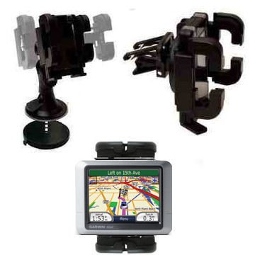 DURAGADGET Car windshield / air vent mount holder for Garmin Nuvi 215