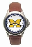 Michigan Wolverines Men's Rookie Leather Watch