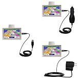Deluxe Kit for the Garmin Nuvi 660 includes a USB cable with Car and Wall Charger - Gomadic Brand w/ TipExchange Technology