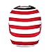Cotton Ultrasoft Multi-Use Stretchy Baby Car Seat Canopy, Nursing Cover, High Chair Cover, Shopping Cart Cover, Infinity Scarf with Bonus Drawstring Bag 