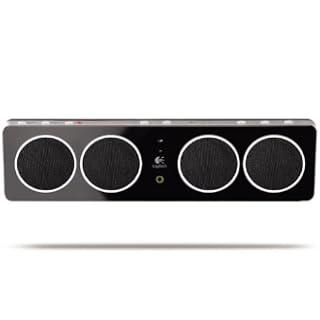 Logitech Pure FI Mobile (Speaker mit Bluetooth, USB und 3,5mm Schnittstellen) schwarz