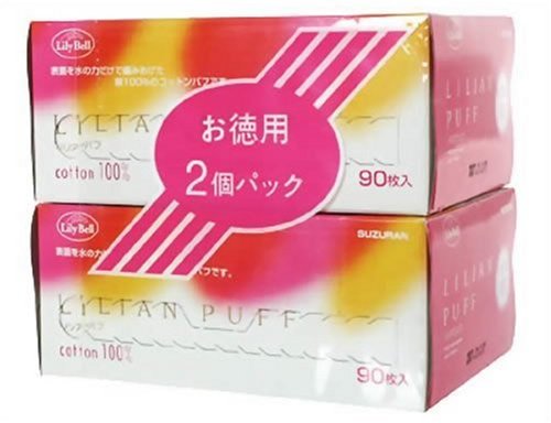 リリーベル リリアン パフ 90枚入り×2パック