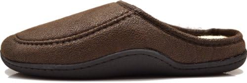 ISO Isotoner Mens Clog Slipper Brown X-Large (11-12)