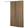 In-Style Cocoa Stripe Shower Curtain, Earth tone Stripes