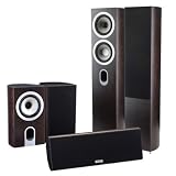 Tannoy Revolution Signature DC6T Home Cinema Speaker Package - Espresso (dark) finish. 2 year guarantee