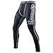 Hayabusa Men's Metaru 47 Silver Compression Pants
