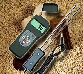 HOLZFEUCHTEMESSGERÄT PELLETS HACKSCHNITZEL