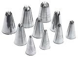 Ateco 811 Closed Star 10 piece Pastry Tip Set in Tube