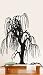 Vinyl Wall Art Decal Sticker Weeping Willow Tree Decor