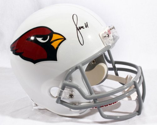 Larry Fitzgerald Signed Replica Helmet - GAI - Autographed NFL Helmets