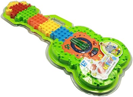 Thegreatteam Musical Building Toy Musical Plastic Guitar Set Educational Building Blocks Set For Children