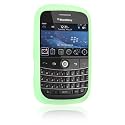RIM BLACKBERRY BOLD (9000) AT&T GREEN NEON Premium Silicone Skin Protective Cover Case Sleeve